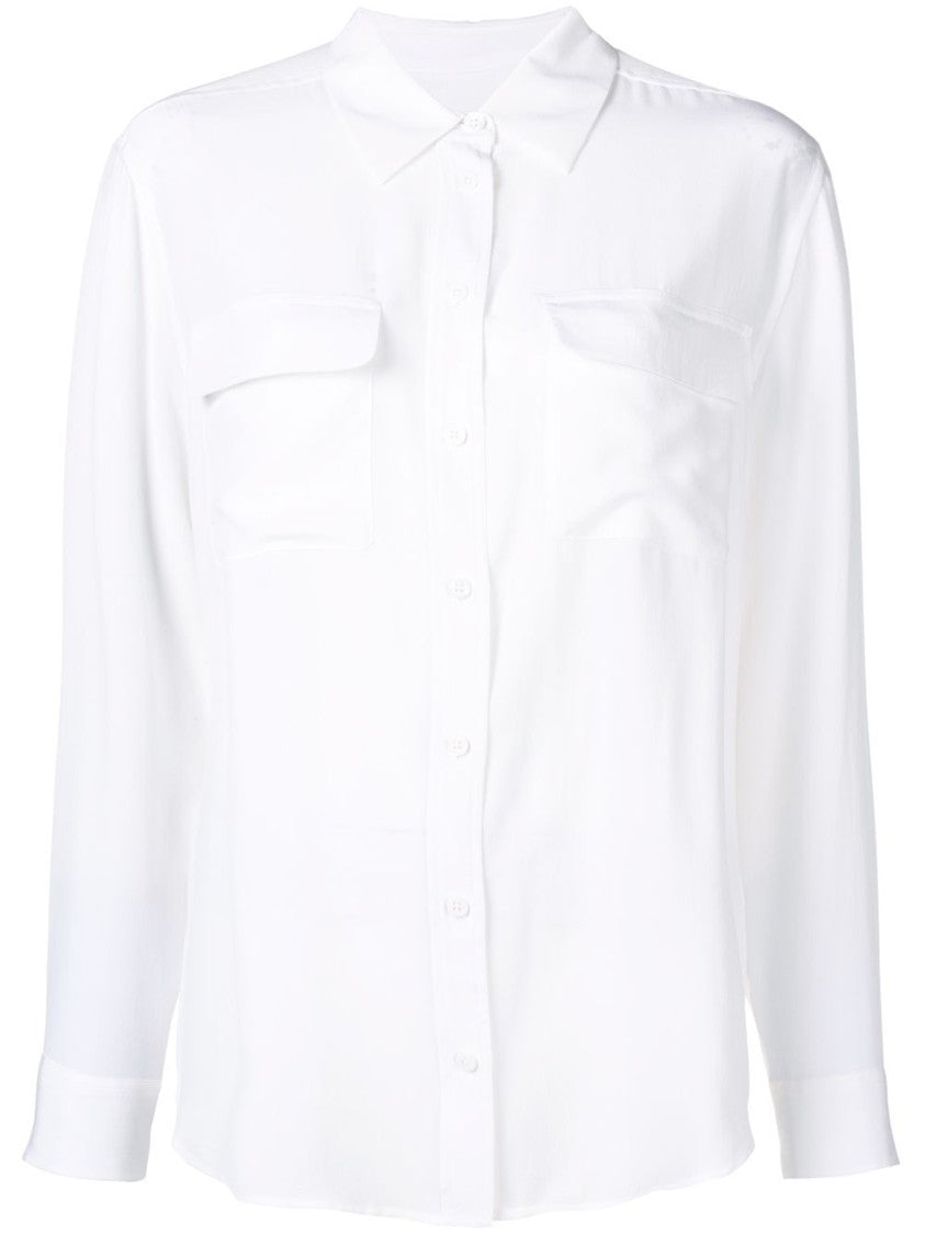 Equipment `Signature` Long Sleeve Shirt