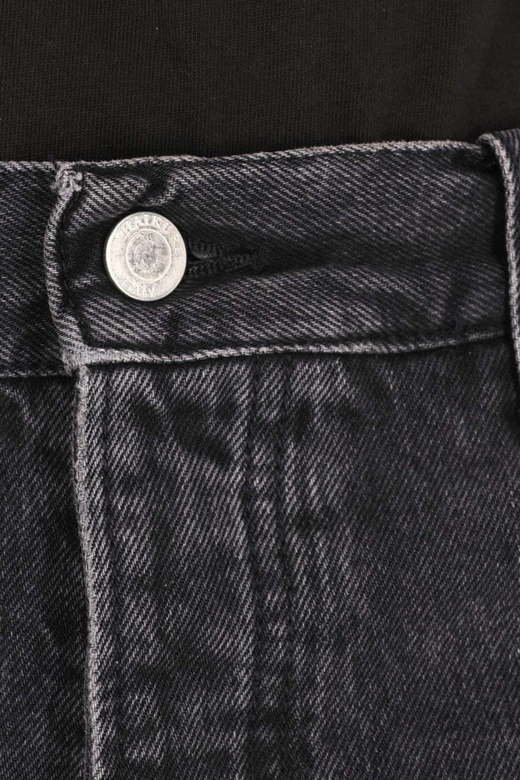 Haikure Relaxed Fit Black Denim Logan Jeans