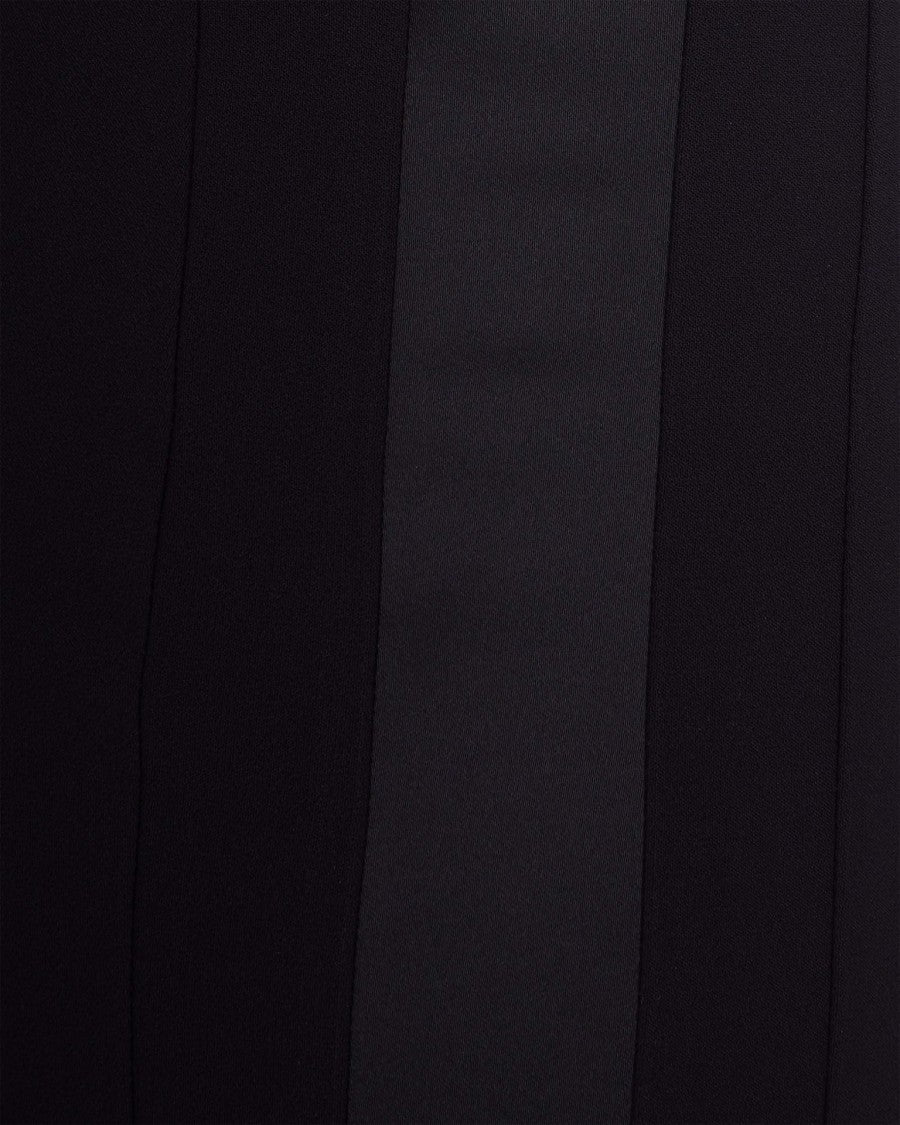 Elisabetta Franchi Black Dress With Gold Detail