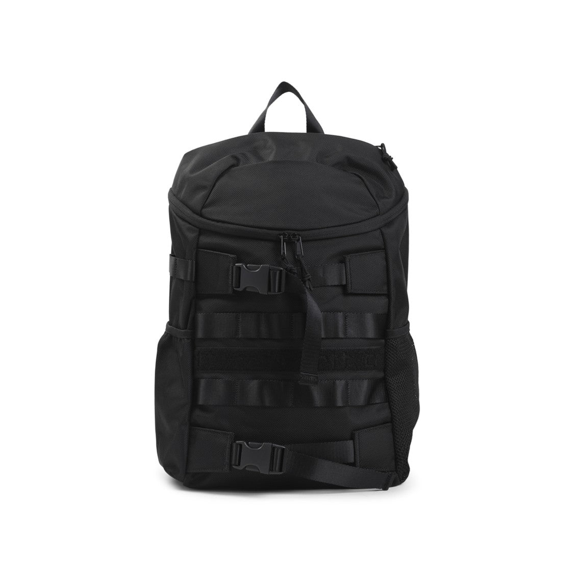 Carhartt Wip Rectangular Black Nylon Backpack With Adjustable Straps