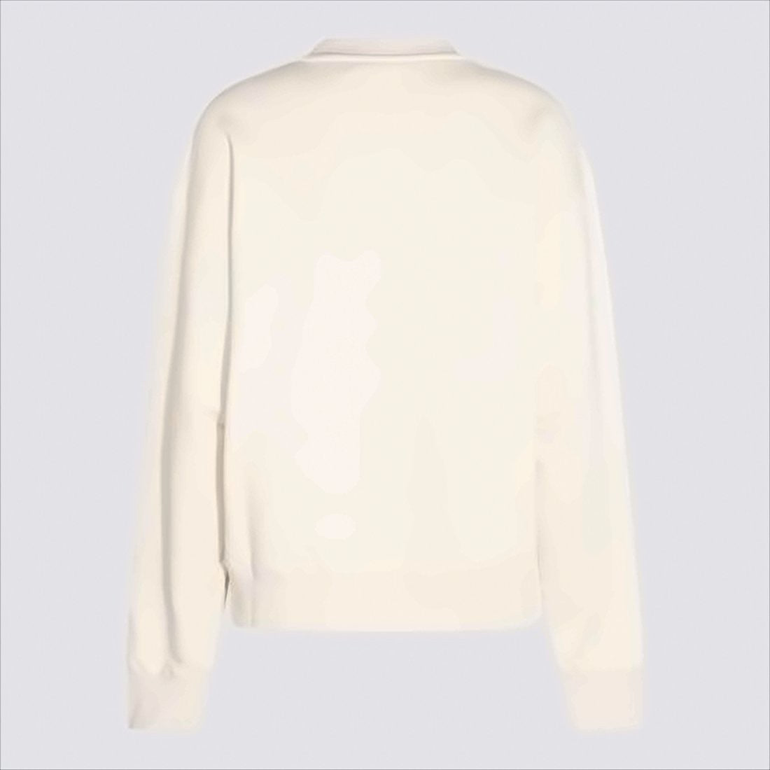 Jil Sander Minimalist Long-Sleeve Crewneck Shirt With Centered Logo