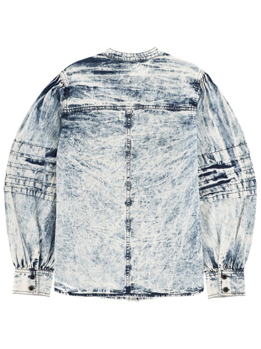 Isabel Marant Étoile Washed Denim Effect Cotton Shirt