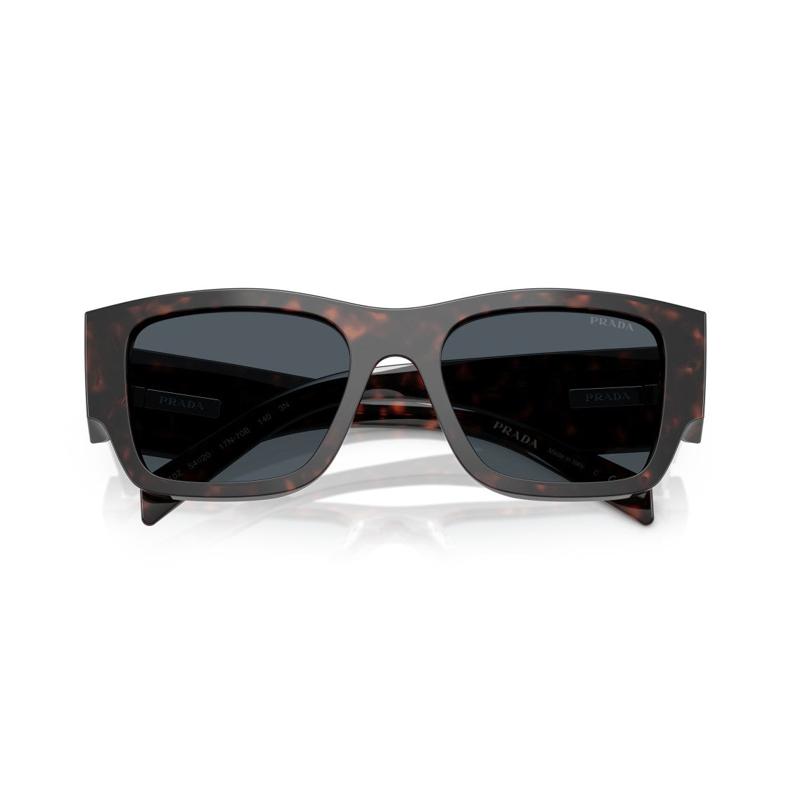 Prada 0Pr 10Zs Rectangular Tortoiseshell Acetate Prada Sunglasses