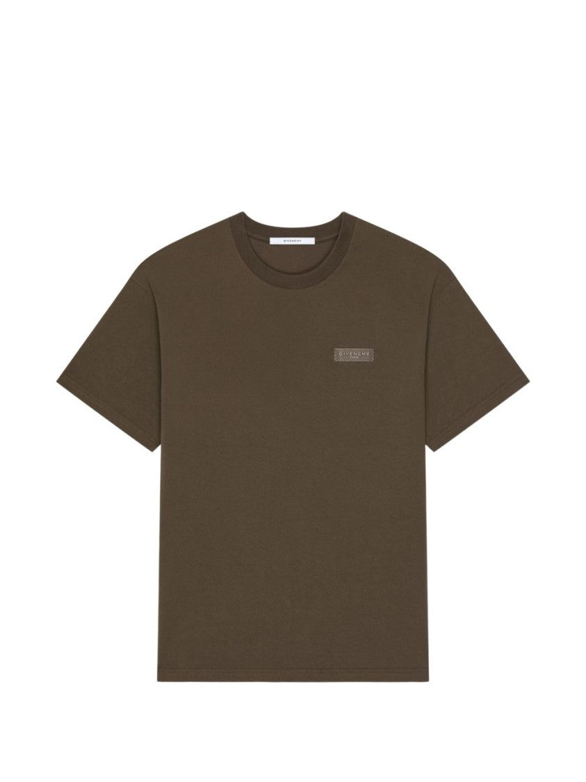 Givenchy Boxy Fit Rectangular Patch T-Shirt