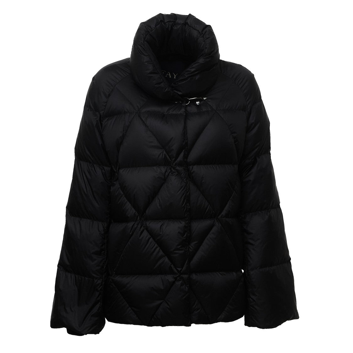 Fay Argyle Hooded Down Cape
