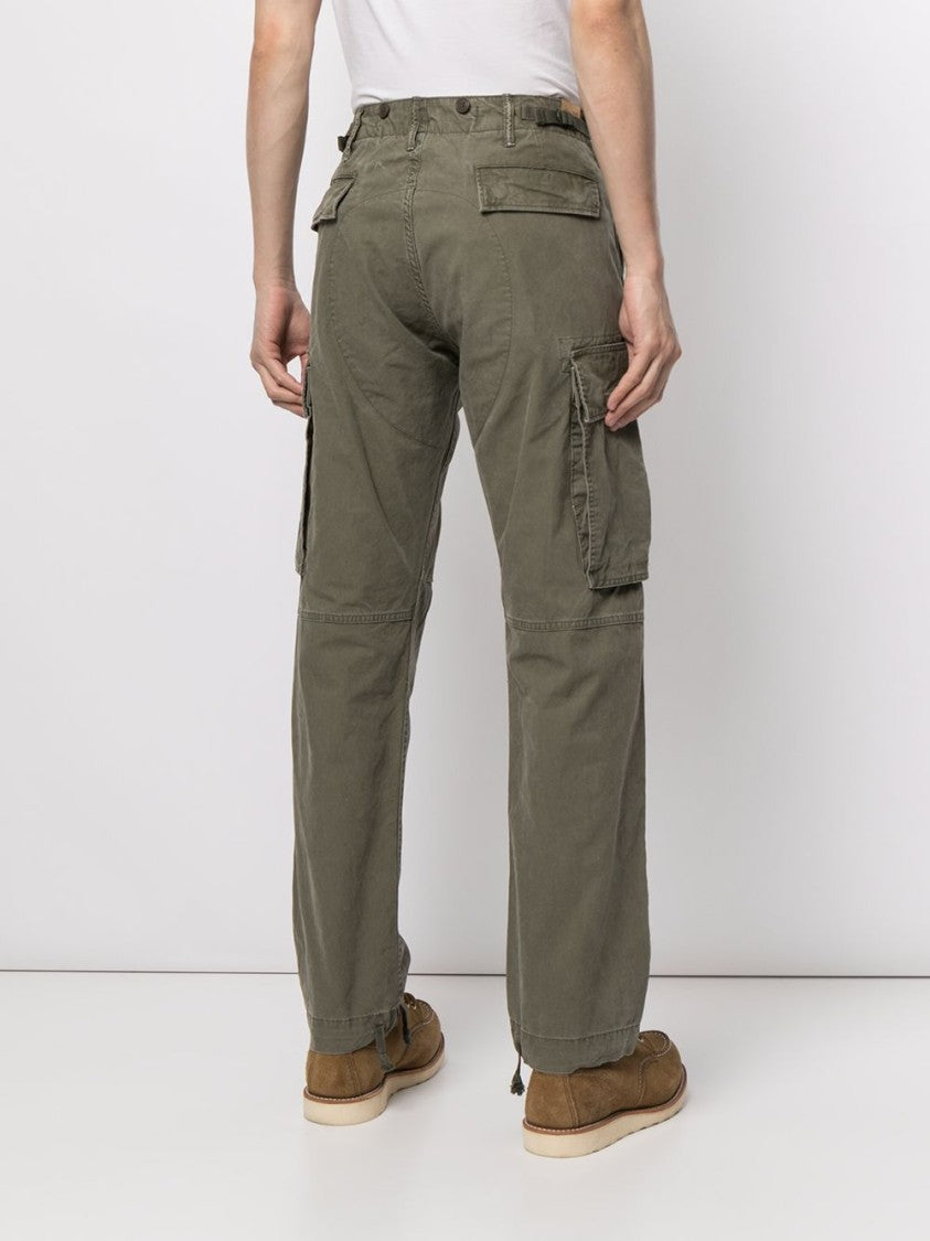 Polo Ralph Lauren Dark Olive Green Vintage Military Cargo Trousers
