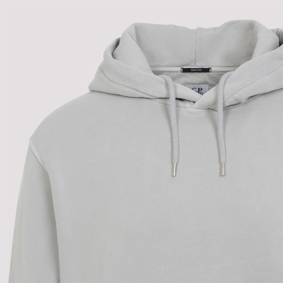 C.P. Company Relaxed Fit Grey Cotton Hoodie