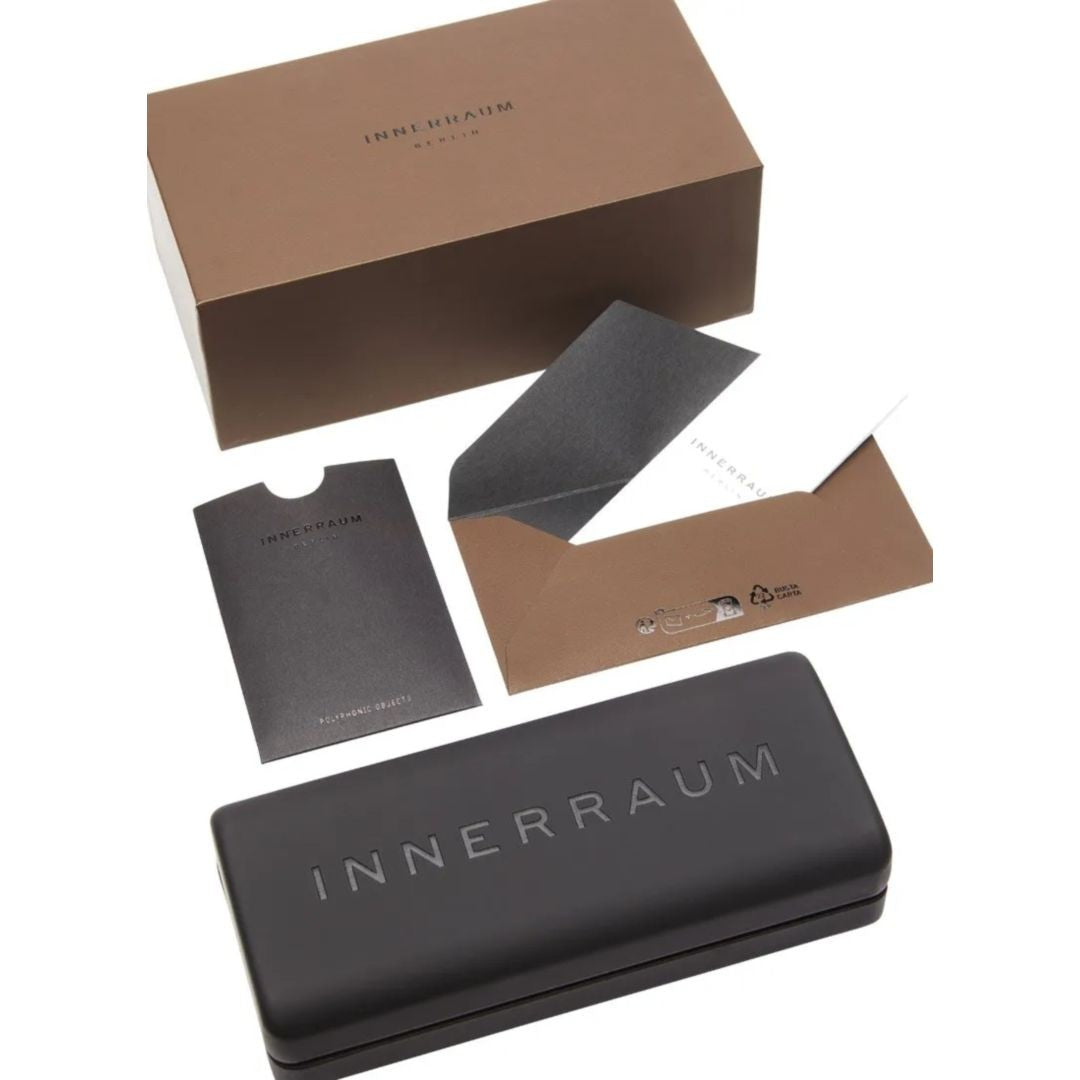 Innerraum O20 Aviator Sunglasses With Gold-Tone Frames And Amber-Tinted Lenses