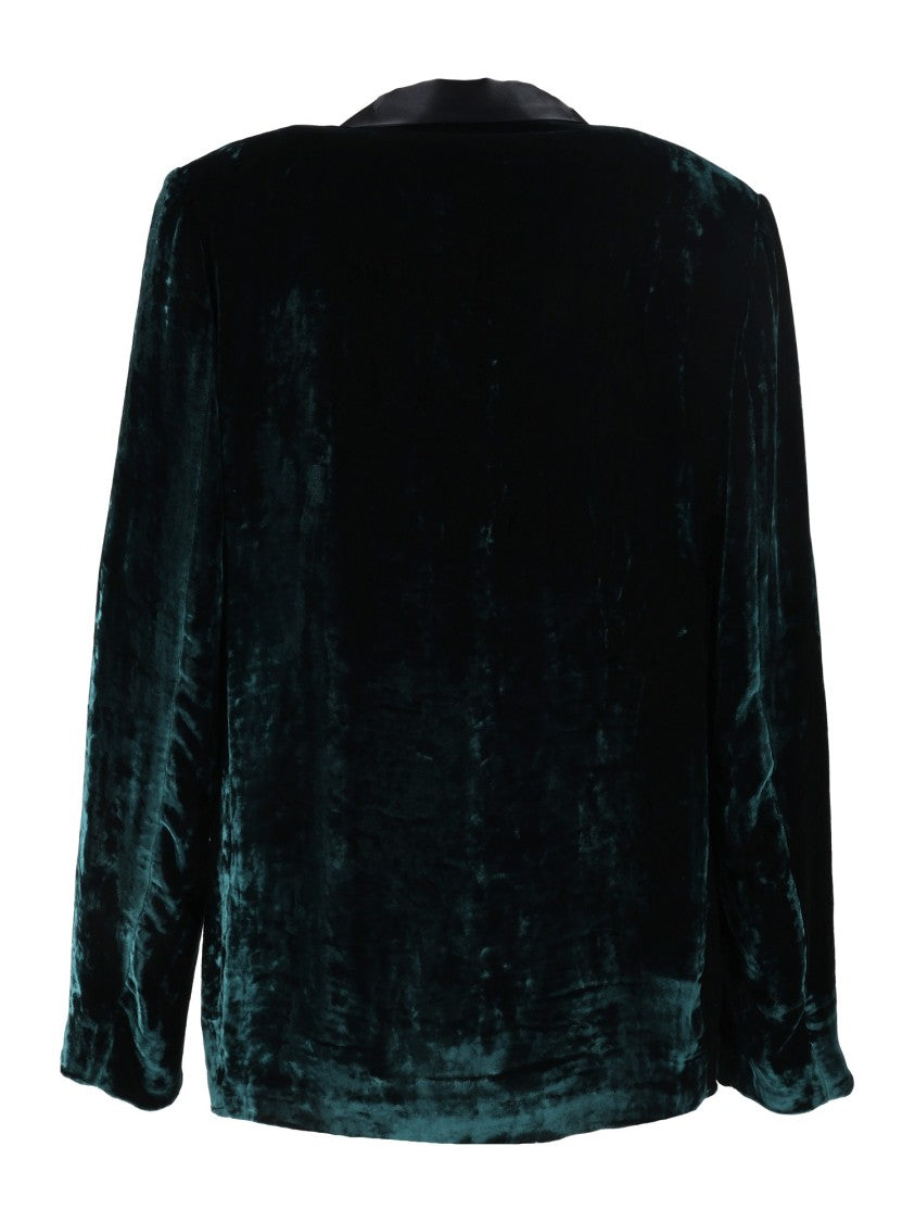 Forte Forte Velvet Silk Moiré Tuxedo Jacket