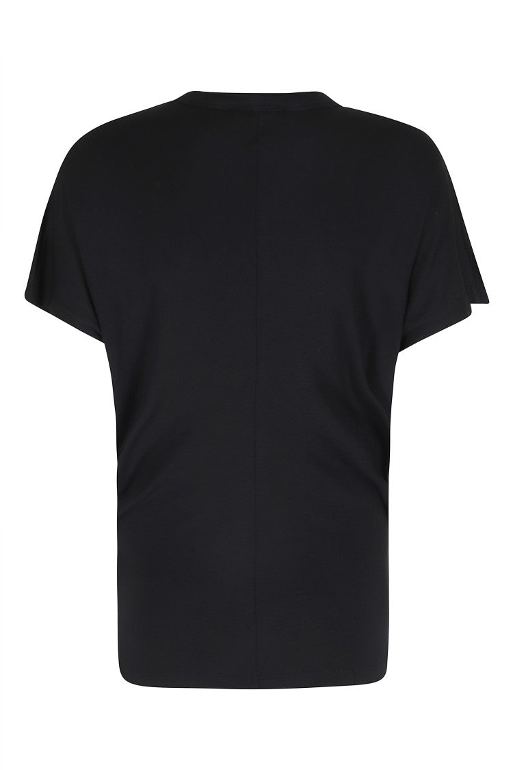 Anine Bing Zadig Black Viscose-Blend Crewneck T-Shirt