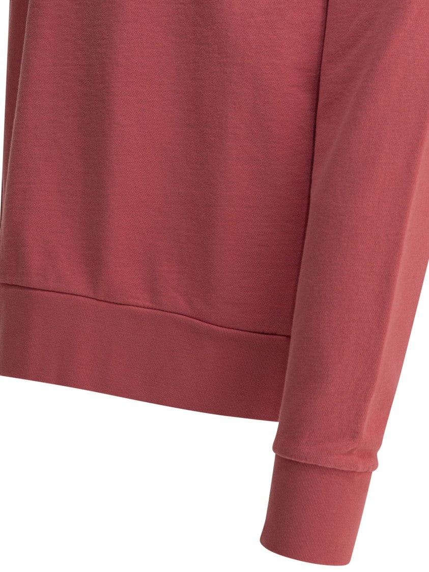 Polo Ralph Lauren Relaxed Fit Cotton Sweatshirt With Ribbed Details