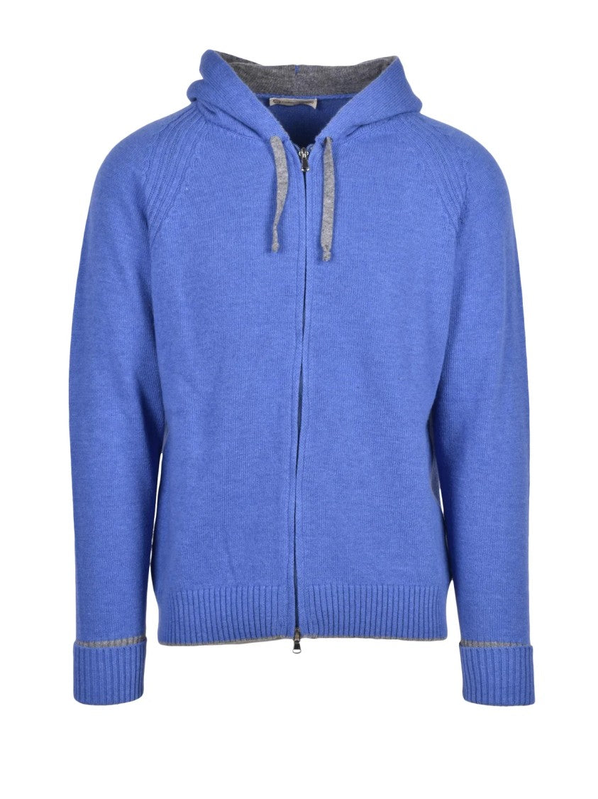Cashmere Company P. Cashmere Company P. Zip-Up Sweater In Premium Wool