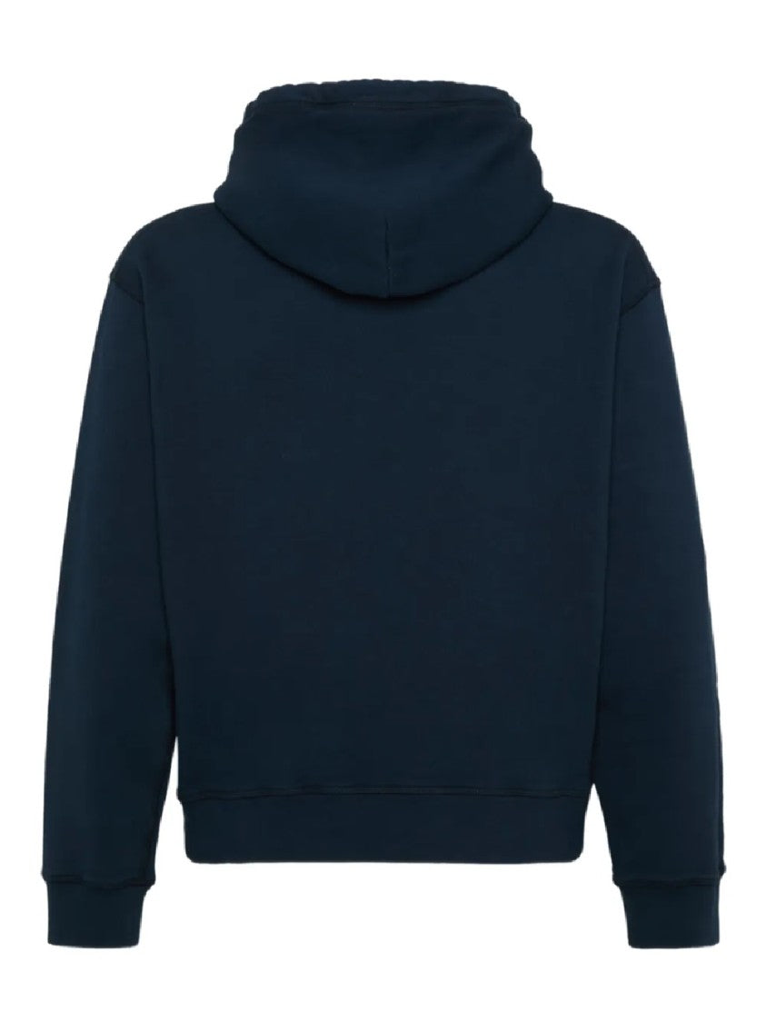 Dsquared2 Black Hoodie With Drawstring Hood