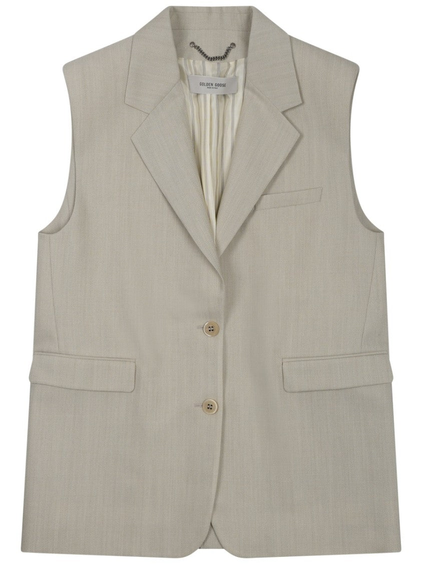 Golden Goose Sleeveless Virgin Wool Vest
