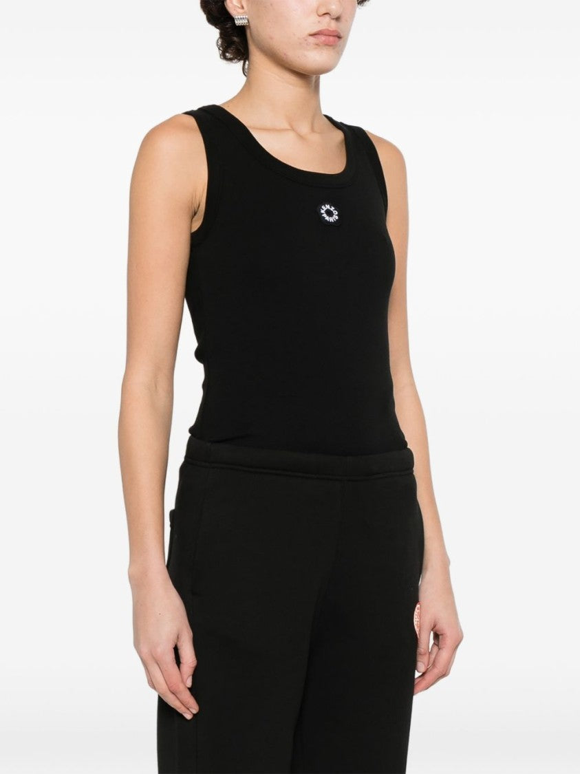 Kenzo Fitted Black Tank Top
