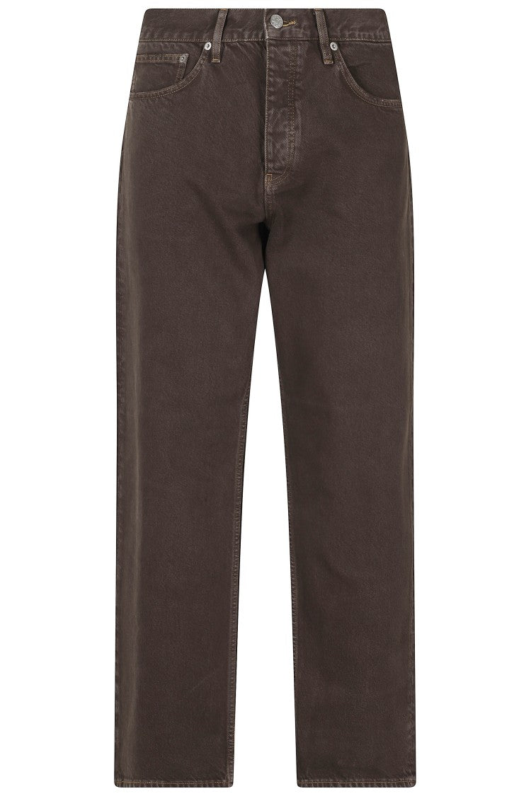 Sunflower Brown Loose-Fit Straight-Leg Cotton Jeans