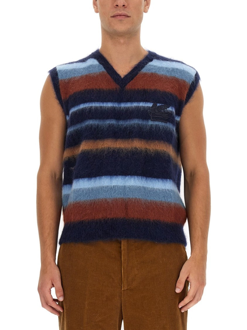 Etro Vest With Stripe Pattern