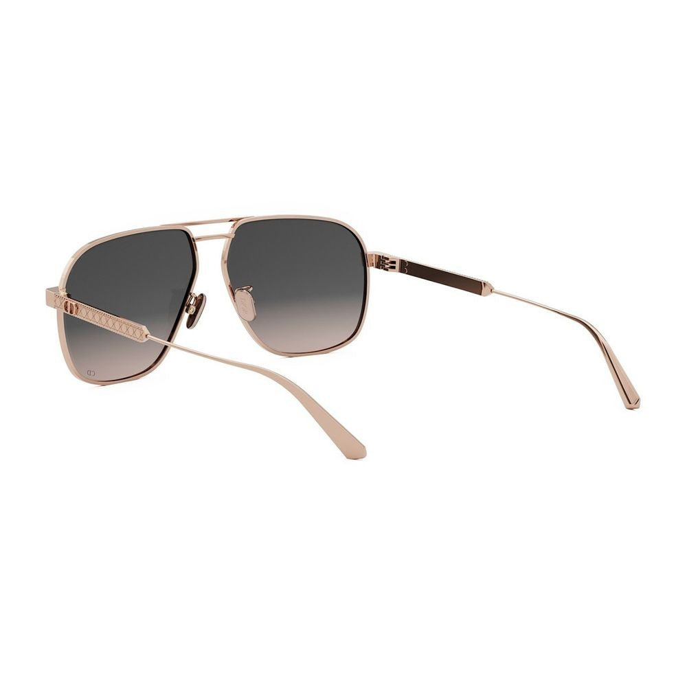 Dior Cannage A3u Oversized Pilot Sunglasses