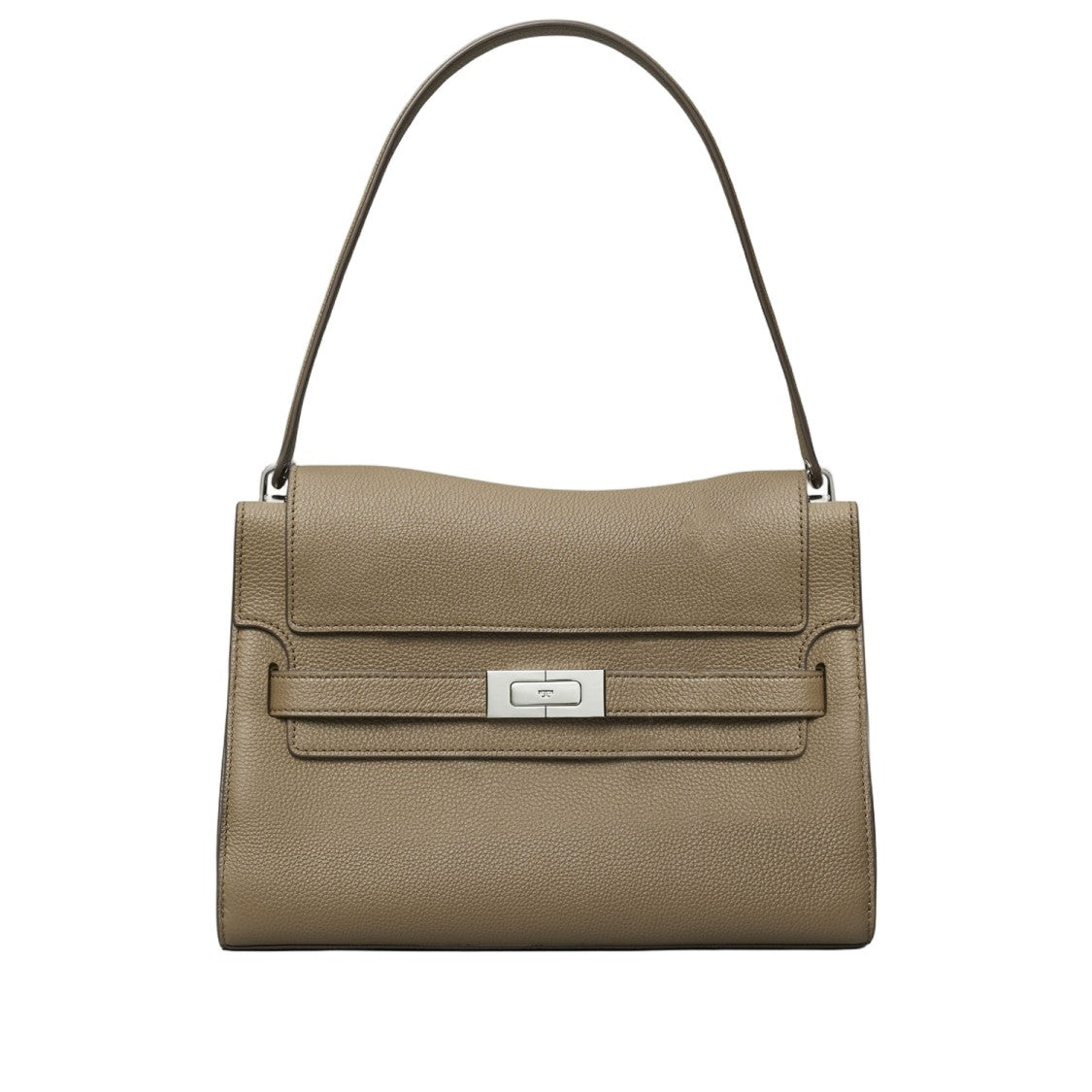 Tory Burch Grained Leather Handbag With Top Handle