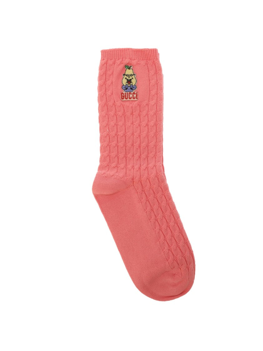 Gucci Treccina Logo Socks