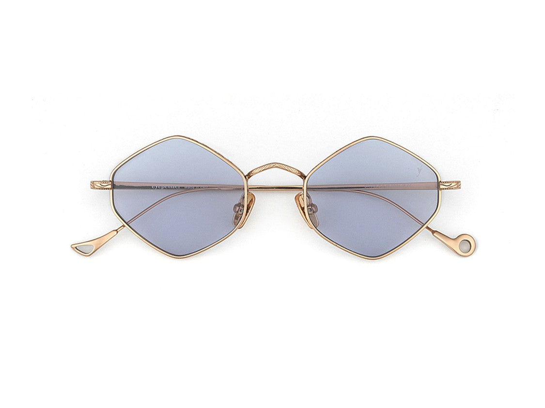 Eyepetizer Gold Canar Metal Geometric Sunglasses