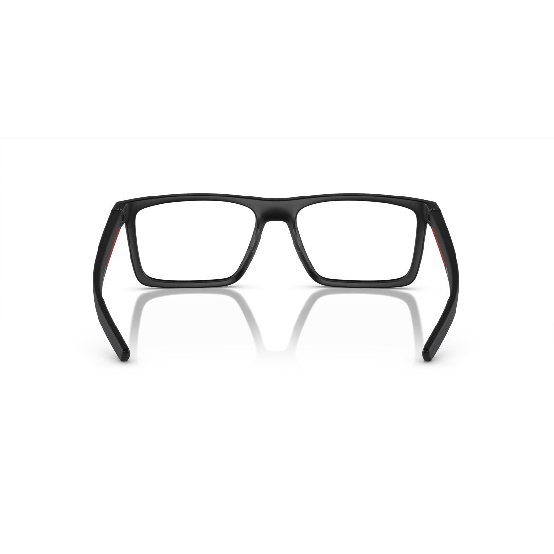 Prada Linea Rossa 0Ps 02Qv Rectangular Black Nylon Eyeglasses