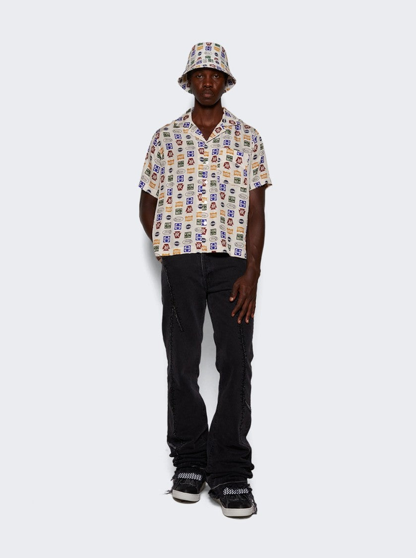 Rhude Trucker Print Shirt Multicolor
