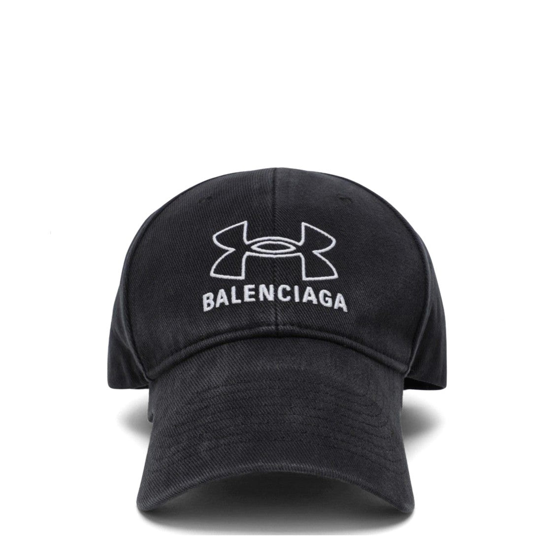 Balenciaga Black Ua Cap With Adjustable Strap
