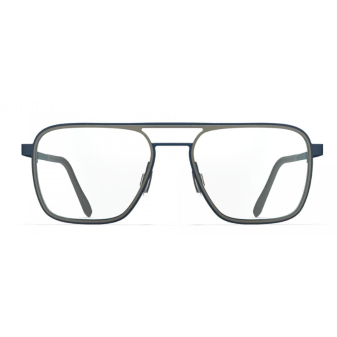 Blackfin Bf868 Ventura Rectangular Titanium Beta Sunglasses With Double Bridge Design