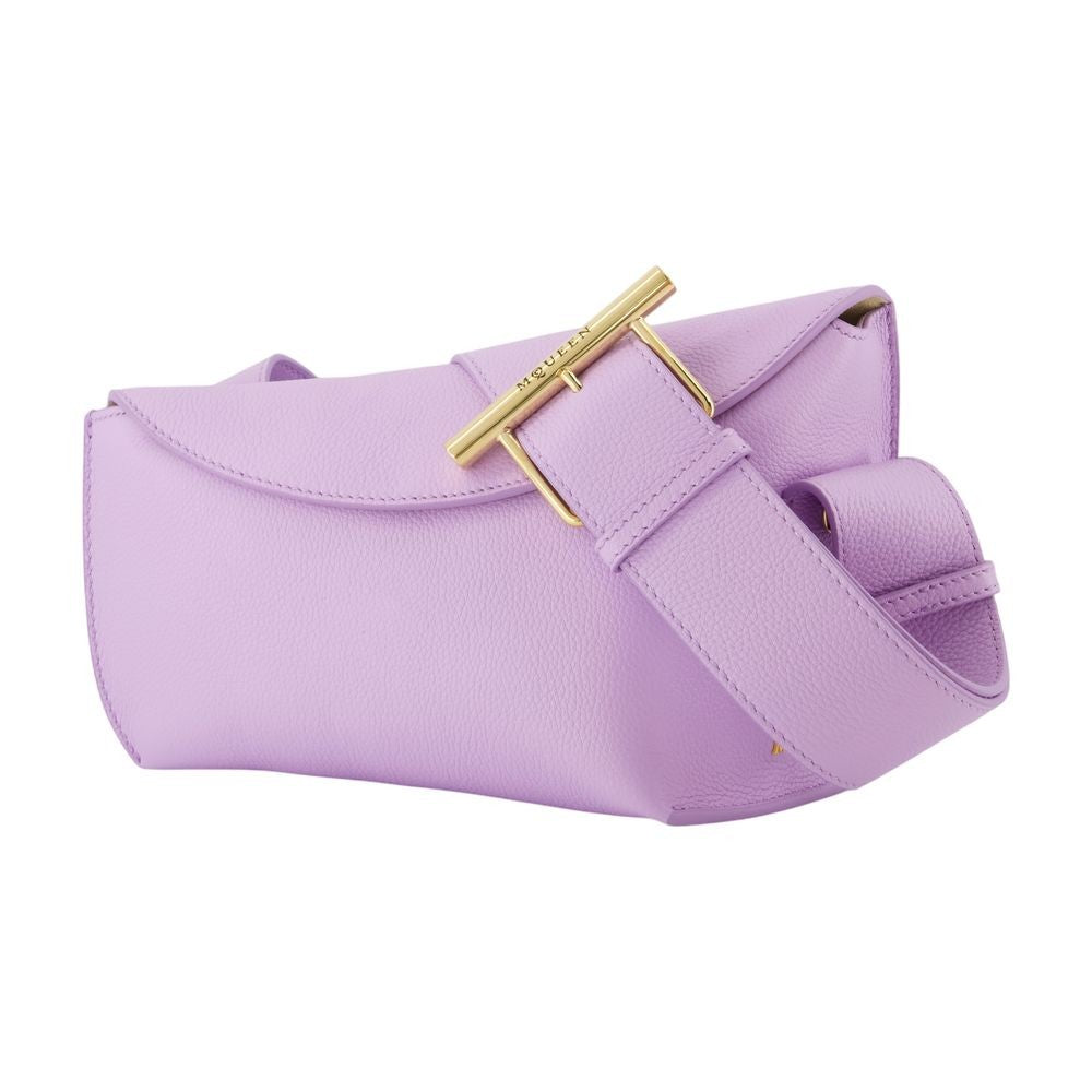 Alexander Mcqueen T-Bar Sling Crossbody Bag In Smooth Calfskin Leather