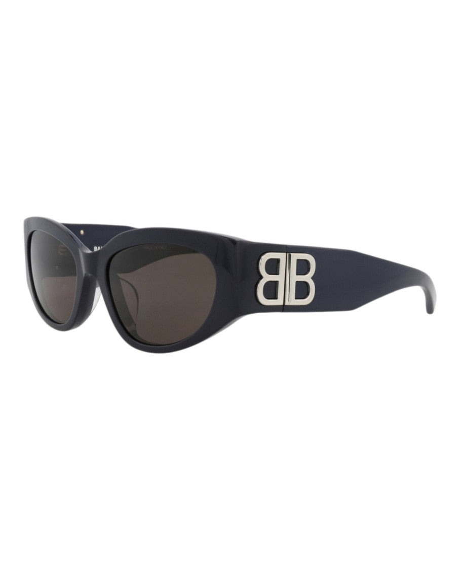 Balenciaga Round-Frame Recycled Acetate Sunglasses
