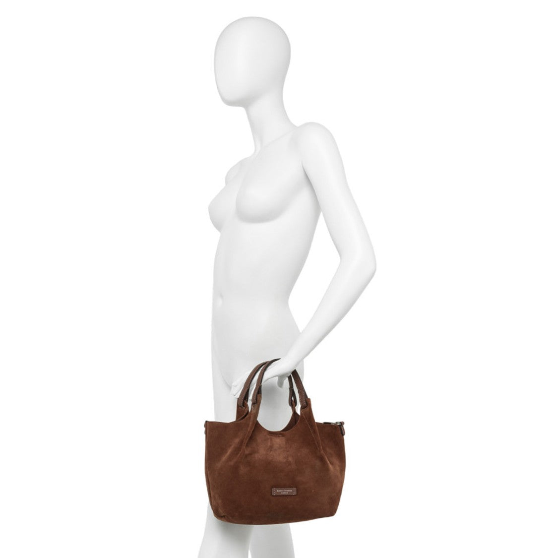 Gianni Chiarini Taupe Dua Suede Bag