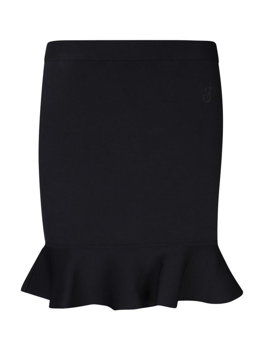 J. W. Anderson Fitted Black Mini Skirt