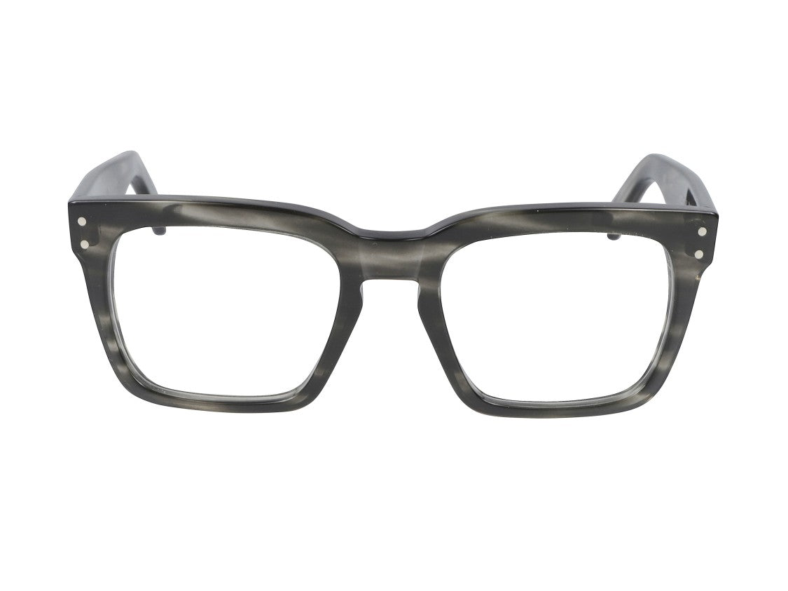 Kador Grey Truman Marbled Oversized Square Sunglasses