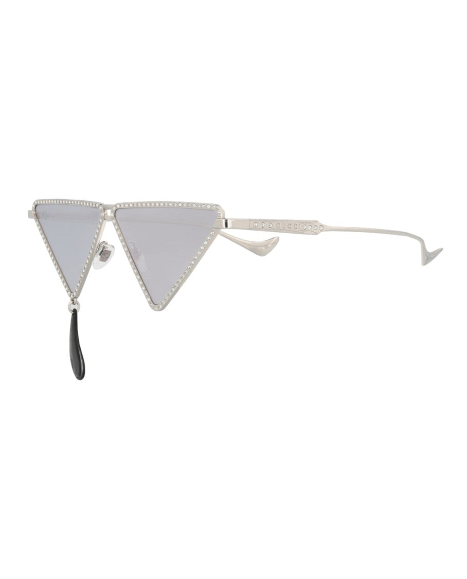 Gucci Cat Eye-Frame Metal Sunglasses