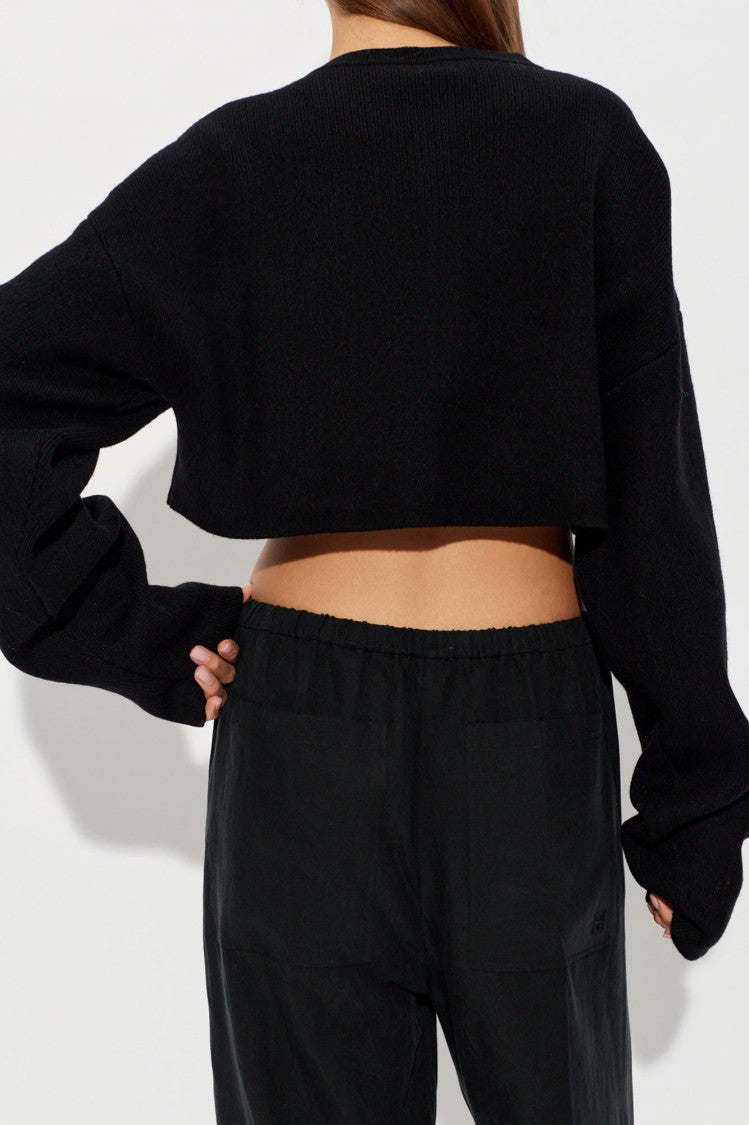 Totême Cropped Oversized Cardigan