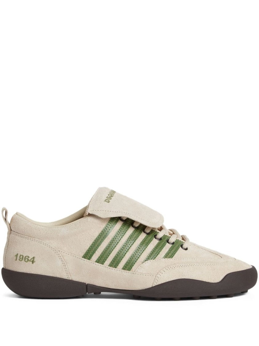 Dsquared2 Light Beige Suede Sneakers