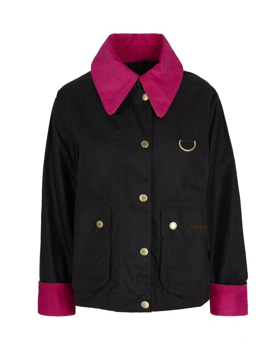 Barbour Olive/Classic Icons Spey Wax Jacket