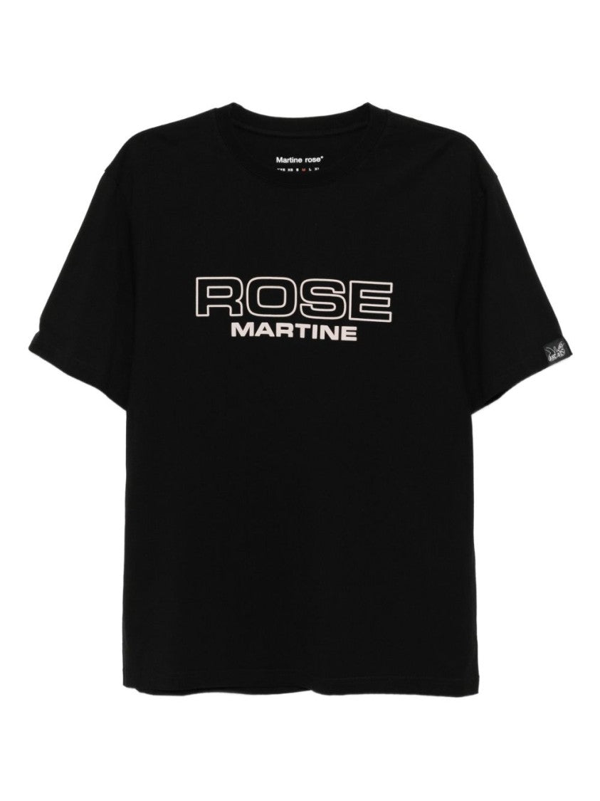Martine Rose Oversized Cotton Jersey T-Shirt With Logo Print