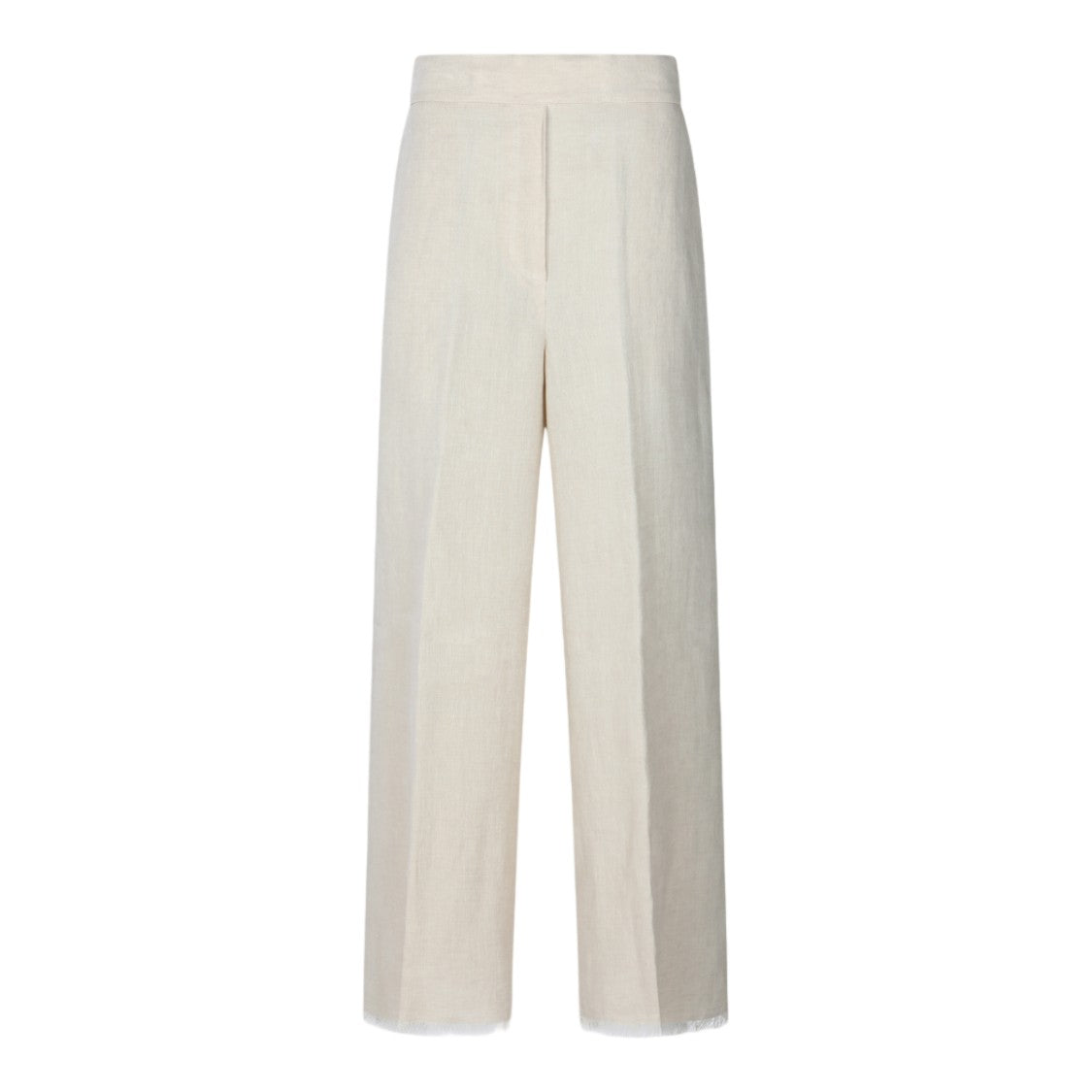 Antonelli Firenze Straight-Leg Trousers With High Waist And Textured Hem