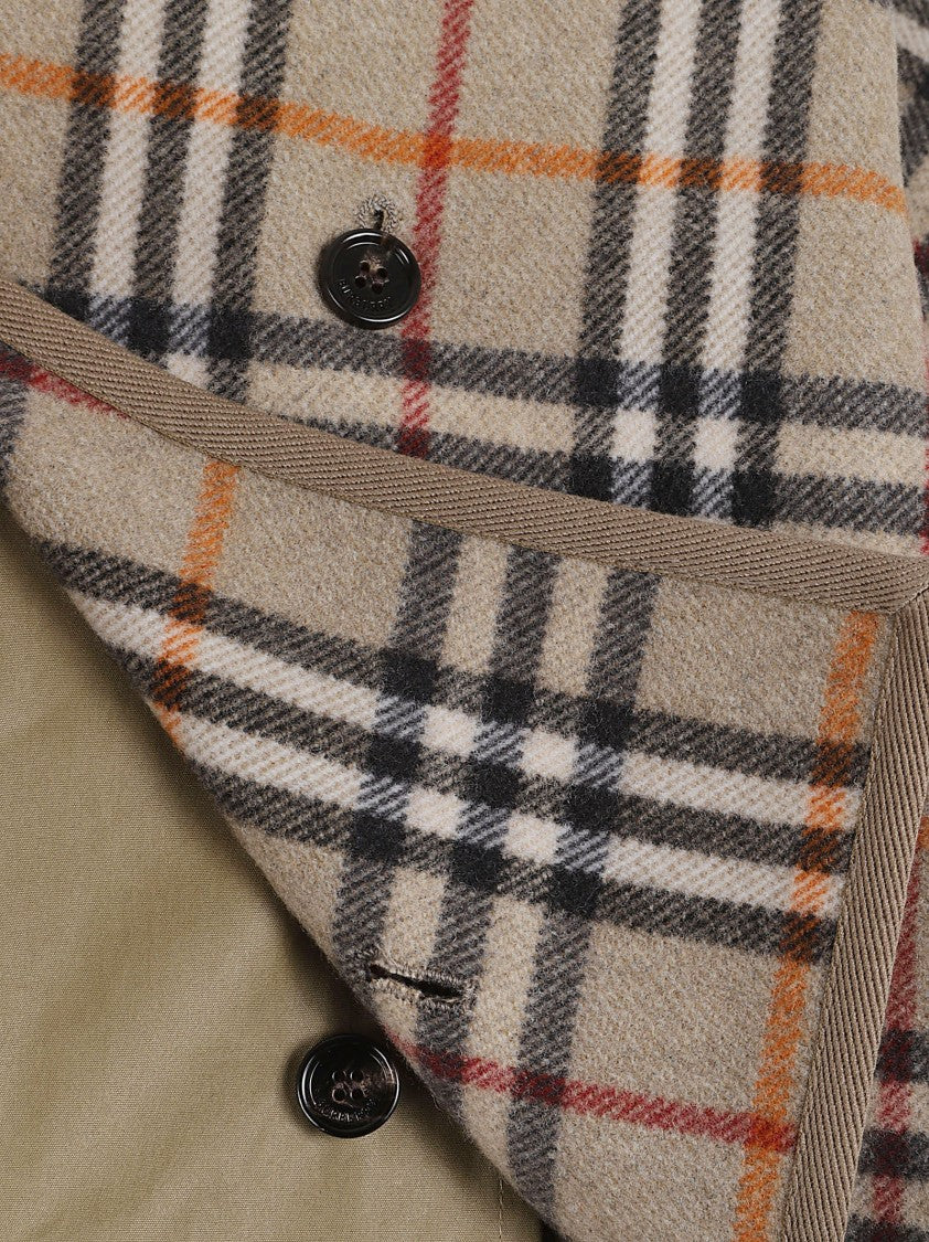 Burberry Cropped Jacket With Belted Waist