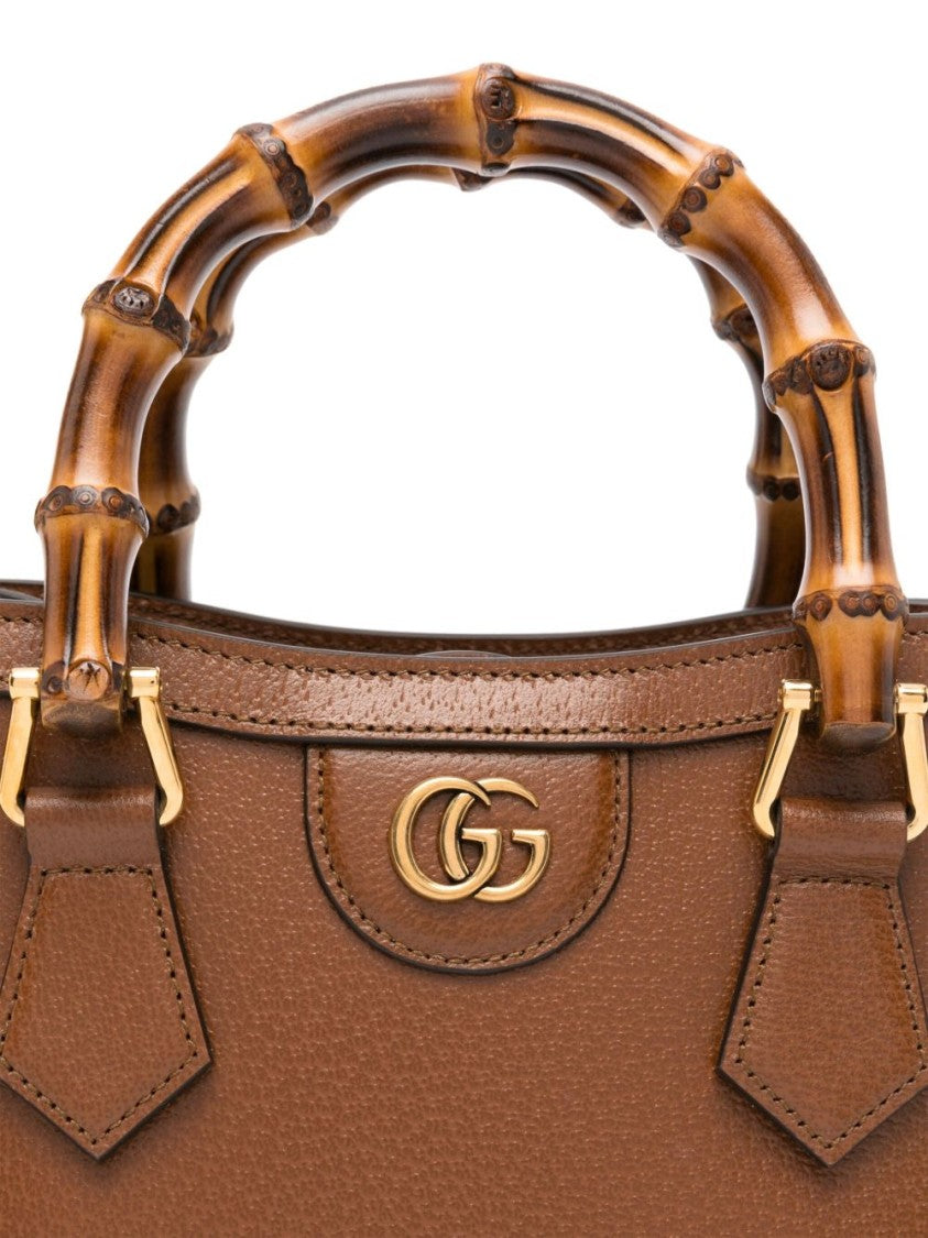 Gucci Structured Handbag With Bamboo Handles