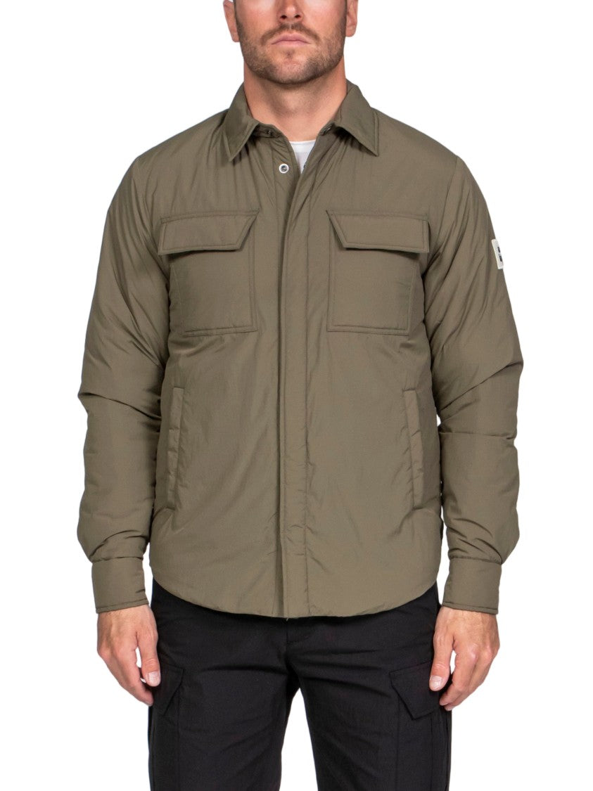 After Label Structured Quilted Shirt Jacket
