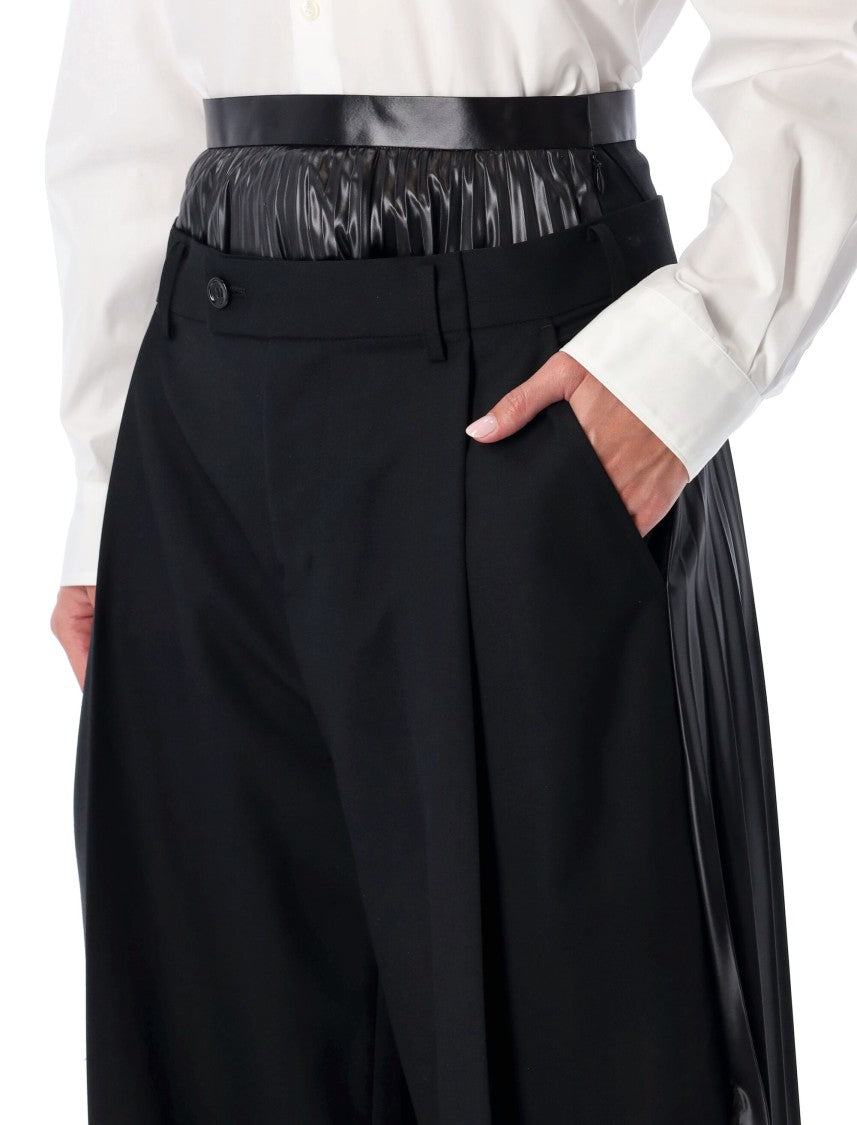 Junya Watanabe Combo Pant + Pleated Skirt