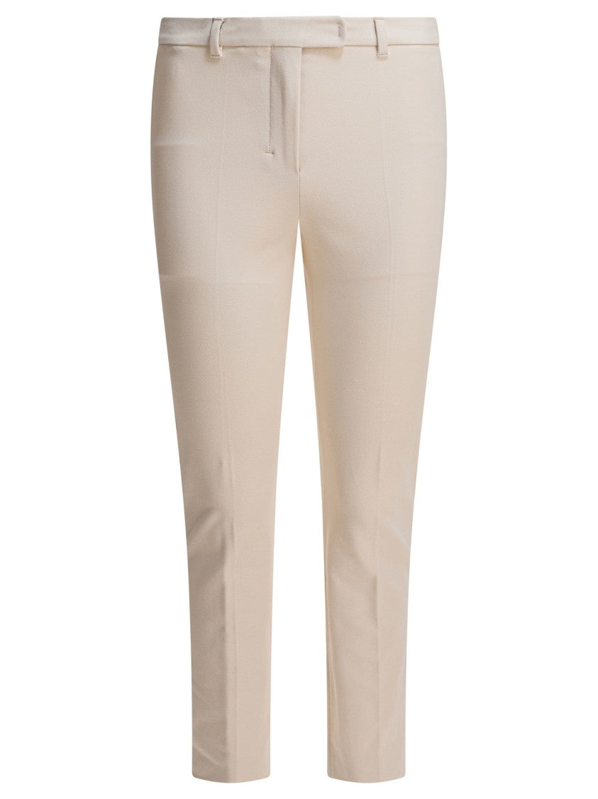 Max Mara Tailored Long Trousers With Concealed Fastening