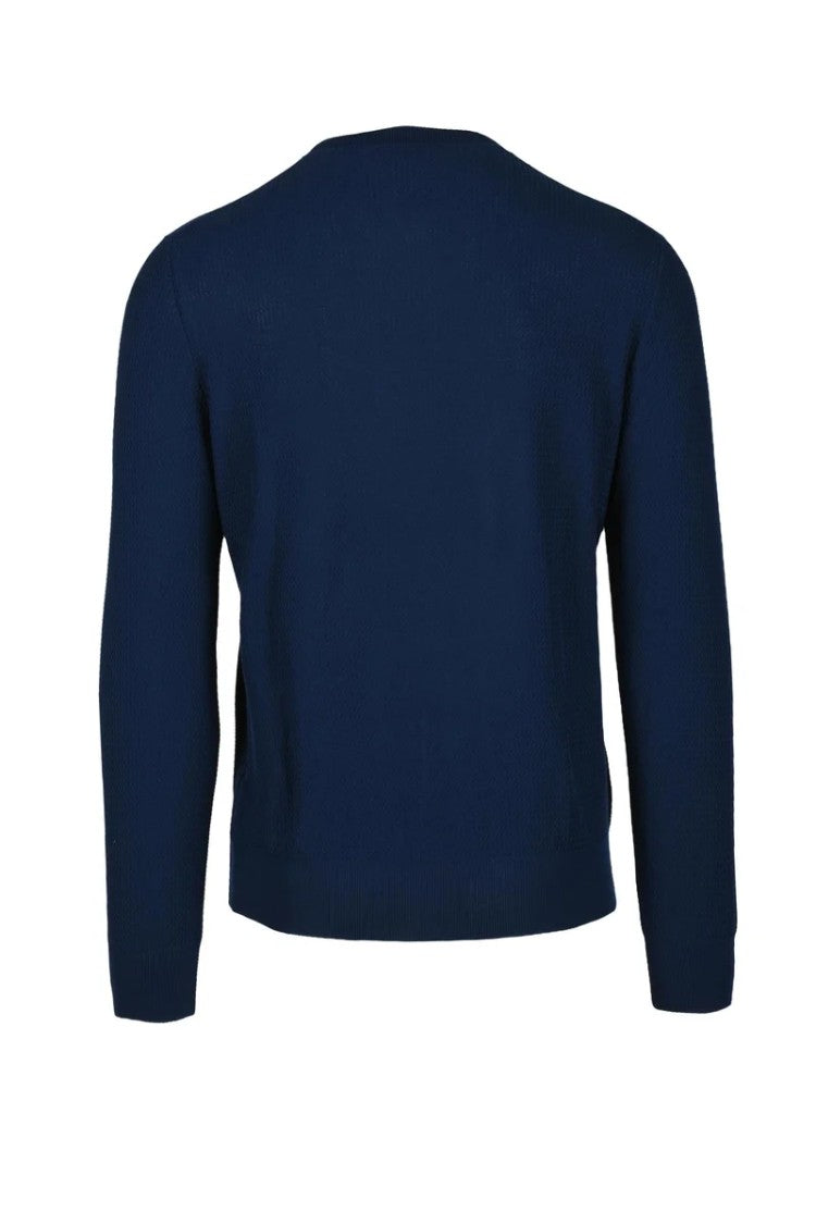 Vengera Blue Cotton Jumper