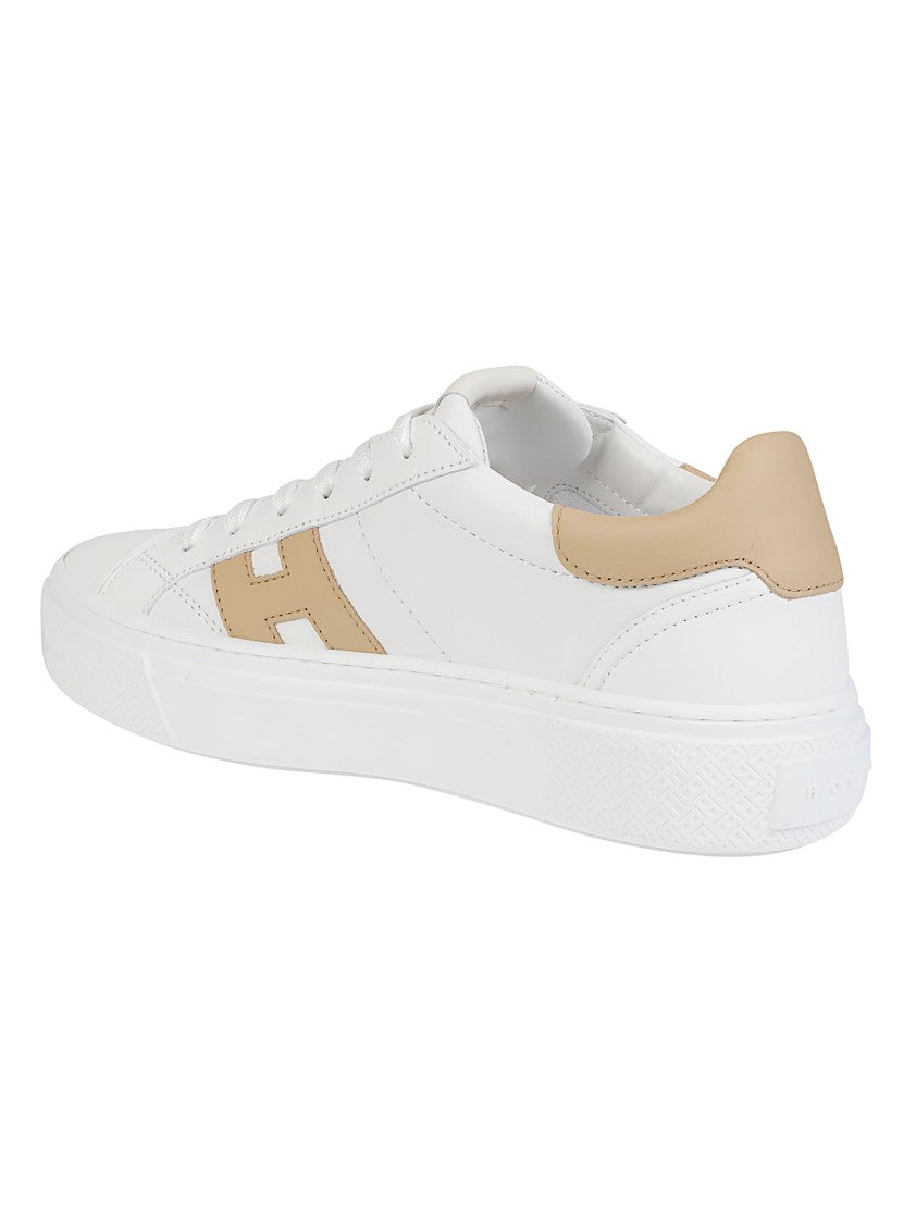 Hogan H705 Low Top Mutton Leather Sneakers