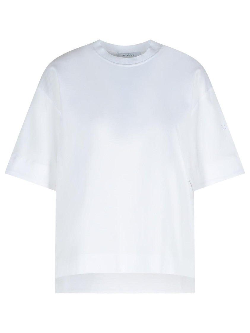 Max Mara Estella' White Cotton T-Shirt