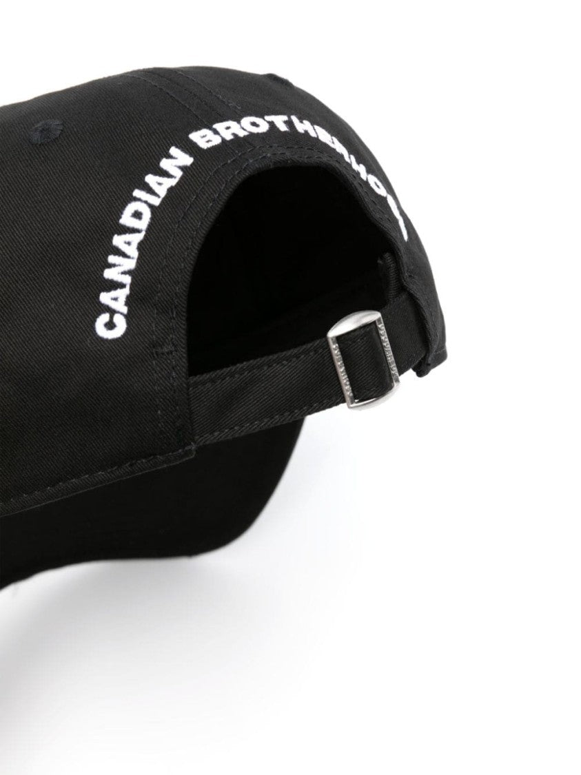 Dsquared2 Black Five-Panel Cap