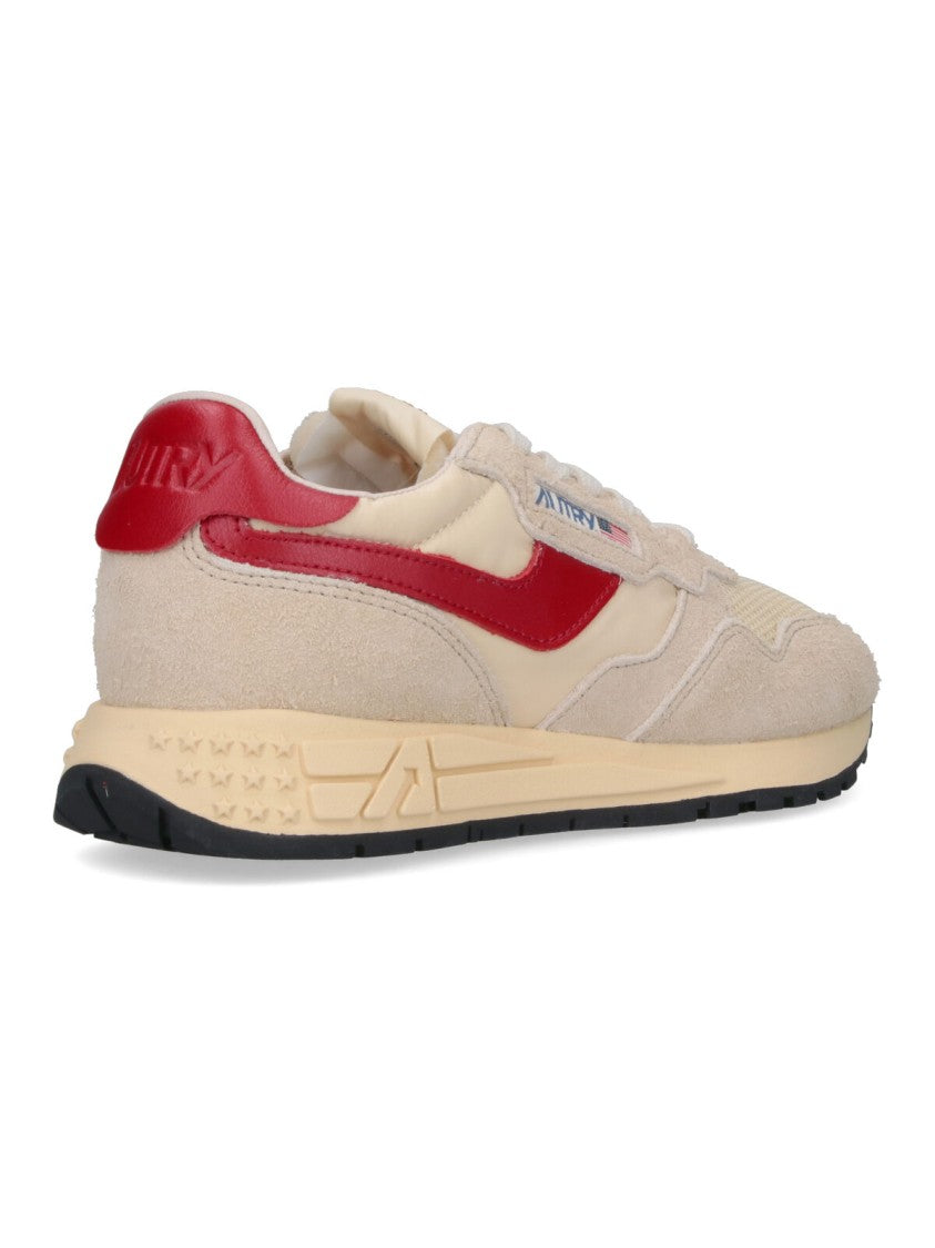Autry "Reelwind" Low-Top Sneakers Beige